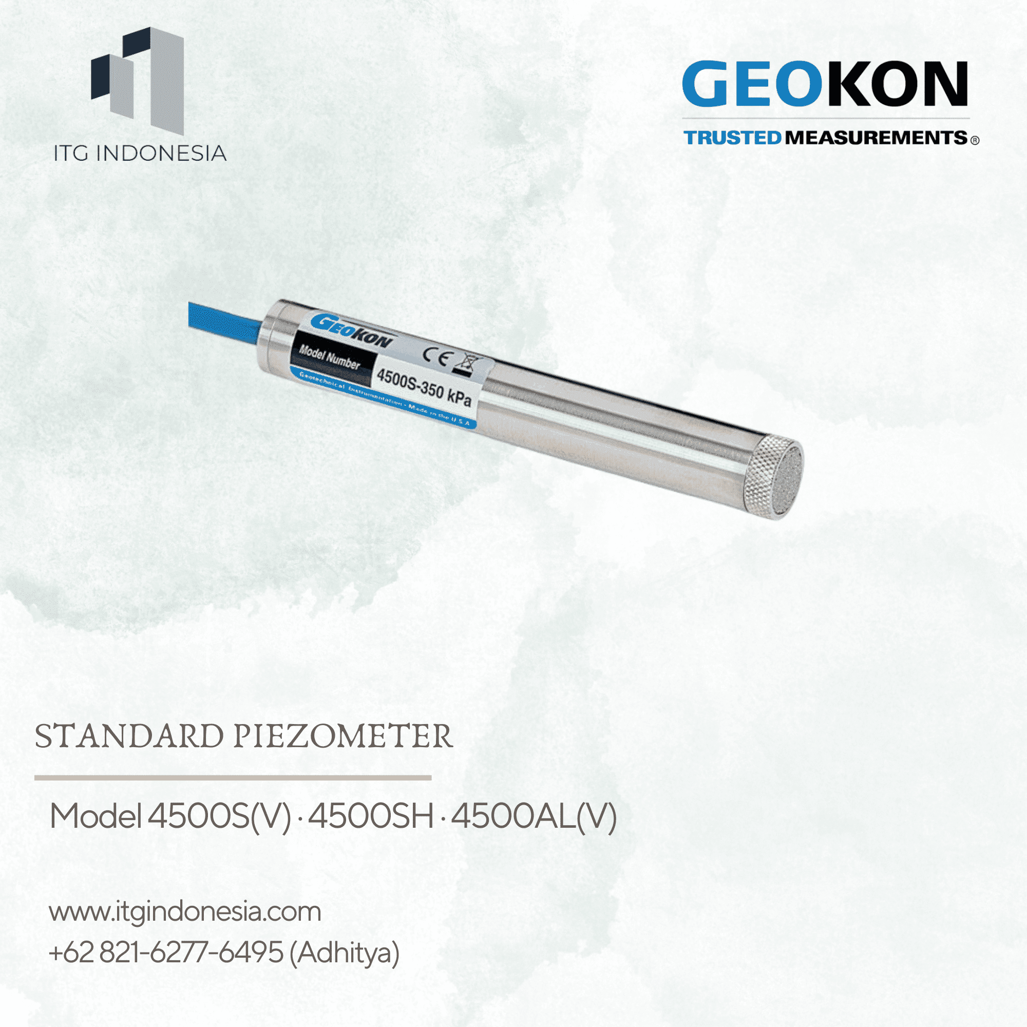 Geokon Vibrating Wire Piezometer - ITG Indonesia
