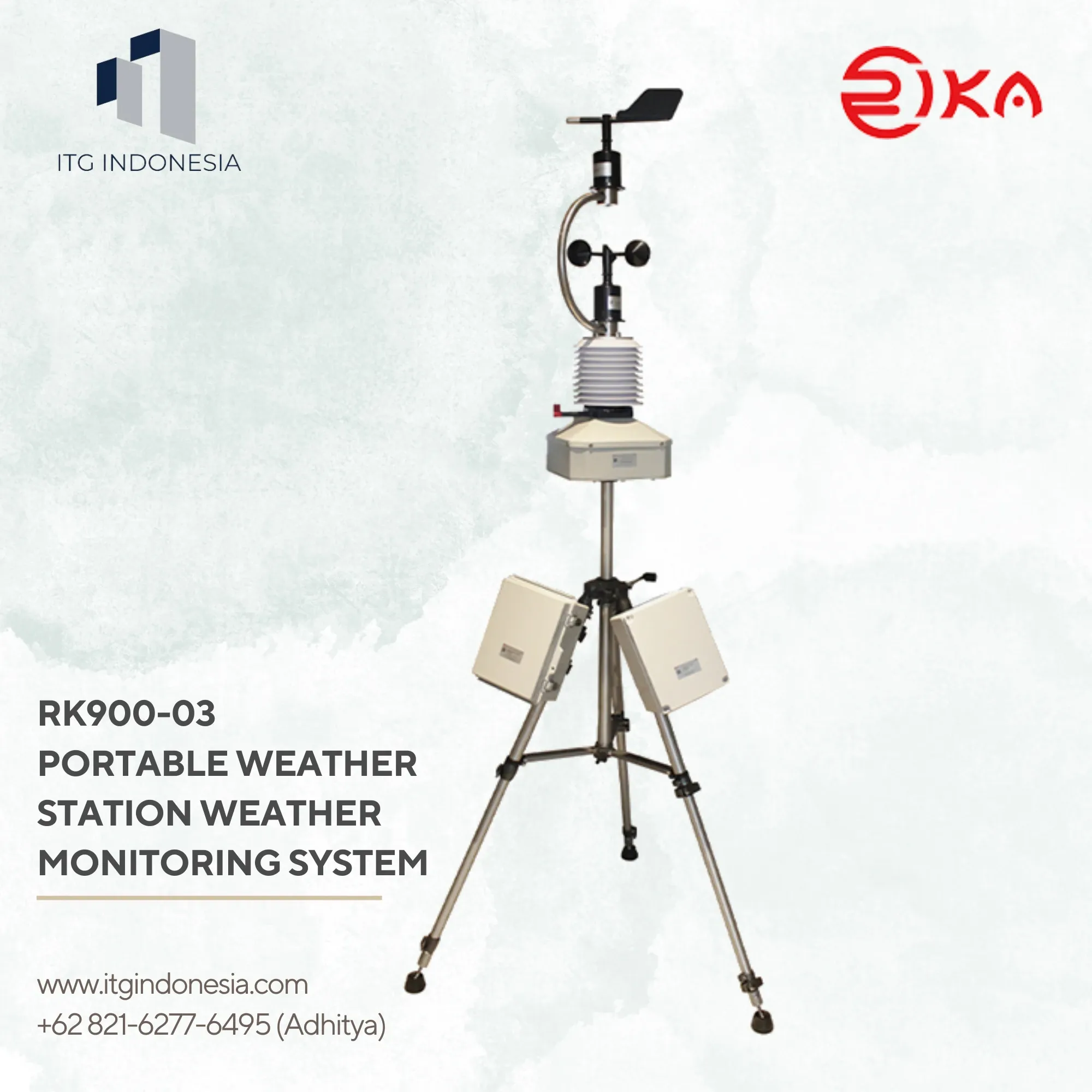 RIKA RK900-03 Portable Weather Station Weather Monitoring System